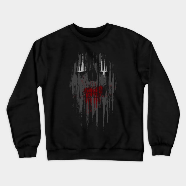 Skull Rust Crewneck Sweatshirt by quilimo